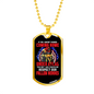 Haven'T Risked Coming Home Firefighter Gift Stainless Steel or 18k Gold Dog Tag 24" Chain-Express Your Love Gifts
