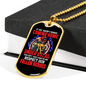 Haven'T Risked Coming Home Firefighter Gift Stainless Steel or 18k Gold Dog Tag 24" Chain-Express Your Love Gifts
