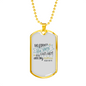 He Count Stars Psalm 147:4 Necklace Stainless Steel or 18k Gold Dog Tag 24" Chain-Express Your Love Gifts