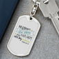 He Counts Stars Psalm 147:4 Keychain Stainless Steel or 18k Gold Dog Tag Keyring-Express Your Love Gifts