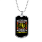 He Gave Me Strength 2 Timothy 4:17 Christian Necklace Stainless Steel or 18k Gold Dog Tag 24" Chain-Express Your Love Gifts