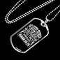 He Gives Power Isaiah 40:29 Necklace Stainless Steel or 18k Gold Dog Tag 24" Chain-Express Your Love Gifts
