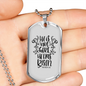 He's Not Here Matthew 28:6 Necklace Stainless Steel or 18k Gold Dog Tag 24" Chain-Express Your Love Gifts