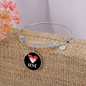 Heart Paws Love Cat Bracelet Stainless Steel or 18k Gold Circle Bangle-Express Your Love Gifts