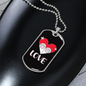 Heart Paws Love Cat Necklace Stainless Steel or 18k Gold Dog Tag 24" Chain-Express Your Love Gifts