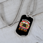 Heartbeat at My Feet Dog House Necklace Stainless Steel or 18k Gold Dog Tag 24" Chain-Express Your Love Gifts