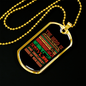 Hero Obscurest Of Men Firefighter Gift Stainless Steel or 18k Gold Dog Tag 24" Chain-Express Your Love Gifts
