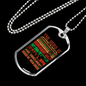 Hero Obscurest Of Men Firefighter Gift Stainless Steel or 18k Gold Dog Tag 24" Chain-Express Your Love Gifts