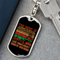 Hero Obscurest Of Men Firefighter Keychain Stainless Steel or 18k Gold Dog Tag Keyring-Express Your Love Gifts
