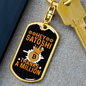 Hey Satoshi Crypto Keychain Stainless Steel or 18k Gold Dog Tag Keyring-Express Your Love Gifts