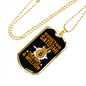 Hey Satoshi Crypto Necklace Stainless Steel or 18k Gold Dog Tag 24" Chain-Express Your Love Gifts