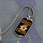 Hey Satoshi Crypto Necklace Stainless Steel or 18k Gold Dog Tag 24" Chain-Express Your Love Gifts
