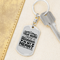 Hidden In My Heart Psalm 119:11 Keychain Stainless Steel or 18k Gold Dog Tag Keyring-Express Your Love Gifts