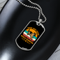 Hide and Seek Necklace Stainless Steel or 18k Gold Dog Tag 24" Chain-Express Your Love Gifts