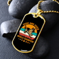 Hide and Seek Necklace Stainless Steel or 18k Gold Dog Tag 24" Chain-Express Your Love Gifts
