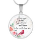 His Eye Necklace Circle Pendant Stainless Steel or 18k Gold 18-22-Express Your Love Gifts