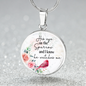 His Eye Necklace Circle Pendant Stainless Steel or 18k Gold 18-22-Express Your Love Gifts