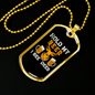 Hold My Beer Hunting Necklace Stainless Steel or 18k Gold Dog Tag 24" Chain-Express Your Love Gifts