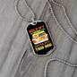 Hold My Drink Necklace Stainless Steel or 18k Gold Dog Tag 24" Chain-Express Your Love Gifts