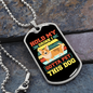Hold My Drink Necklace Stainless Steel or 18k Gold Dog Tag 24" Chain-Express Your Love Gifts