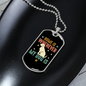 Home Dog Necklace Stainless Steel or 18k Gold Dog Tag 24" Chain-Express Your Love Gifts