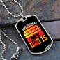 Home Is Where My Dog Is Heart Necklace Stainless Steel or 18k Gold Dog Tag 24" Chain-Express Your Love Gifts