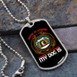 Home is Where My Dog Is Necklace Stainless Steel or 18k Gold Dog Tag 24" Chain-Express Your Love Gifts