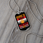 Home Is Where The Dog Is Necklace Stainless Steel or 18k Gold Dog Tag 24" Chain-Express Your Love Gifts