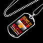 Home Is Where The Dog Is Necklace Stainless Steel or 18k Gold Dog Tag 24" Chain-Express Your Love Gifts