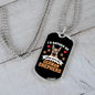 Home With German Shepherd Necklace Stainless Steel or 18k Gold Dog Tag 24" Chain-Express Your Love Gifts