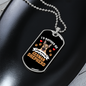 Home With German Shepherd Necklace Stainless Steel or 18k Gold Dog Tag 24" Chain-Express Your Love Gifts