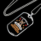 Home With German Shepherd Necklace Stainless Steel or 18k Gold Dog Tag 24" Chain-Express Your Love Gifts