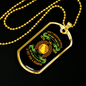 Home Without Dog Necklace Stainless Steel or 18k Gold Dog Tag 24" Chain-Express Your Love Gifts