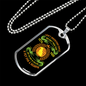 Home Without Dog Necklace Stainless Steel or 18k Gold Dog Tag 24" Chain-Express Your Love Gifts
