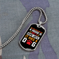 Home Without Dog Paw Necklace Stainless Steel or 18k Gold Dog Tag 24" Chain-Express Your Love Gifts