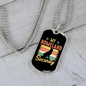 Homeland Security Dog Necklace Stainless Steel or 18k Gold Dog Tag 24" Chain-Express Your Love Gifts