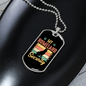 Homeland Security Dog Necklace Stainless Steel or 18k Gold Dog Tag 24" Chain-Express Your Love Gifts