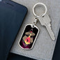 Homesick Alien Dog Tag Pendant Keychain Stainless Steel or 18k Gold-Express Your Love Gifts