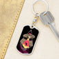 Homesick Alien Dog Tag Pendant Keychain Stainless Steel or 18k Gold-Express Your Love Gifts