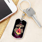 Homesick Alien Dog Tag Pendant Keychain Stainless Steel or 18k Gold-Express Your Love Gifts