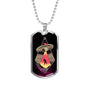 Homesick Alien Necklace UFO Alien Fan Gift Stainless Steel or 18k Gold Dog Tag 24" Chain-Express Your Love Gifts