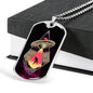 Homesick Alien Necklace UFO Alien Fan Gift Stainless Steel or 18k Gold Dog Tag 24" Chain-Express Your Love Gifts