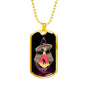 Homesick Alien Necklace UFO Alien Fan Gift Stainless Steel or 18k Gold Dog Tag 24" Chain-Express Your Love Gifts