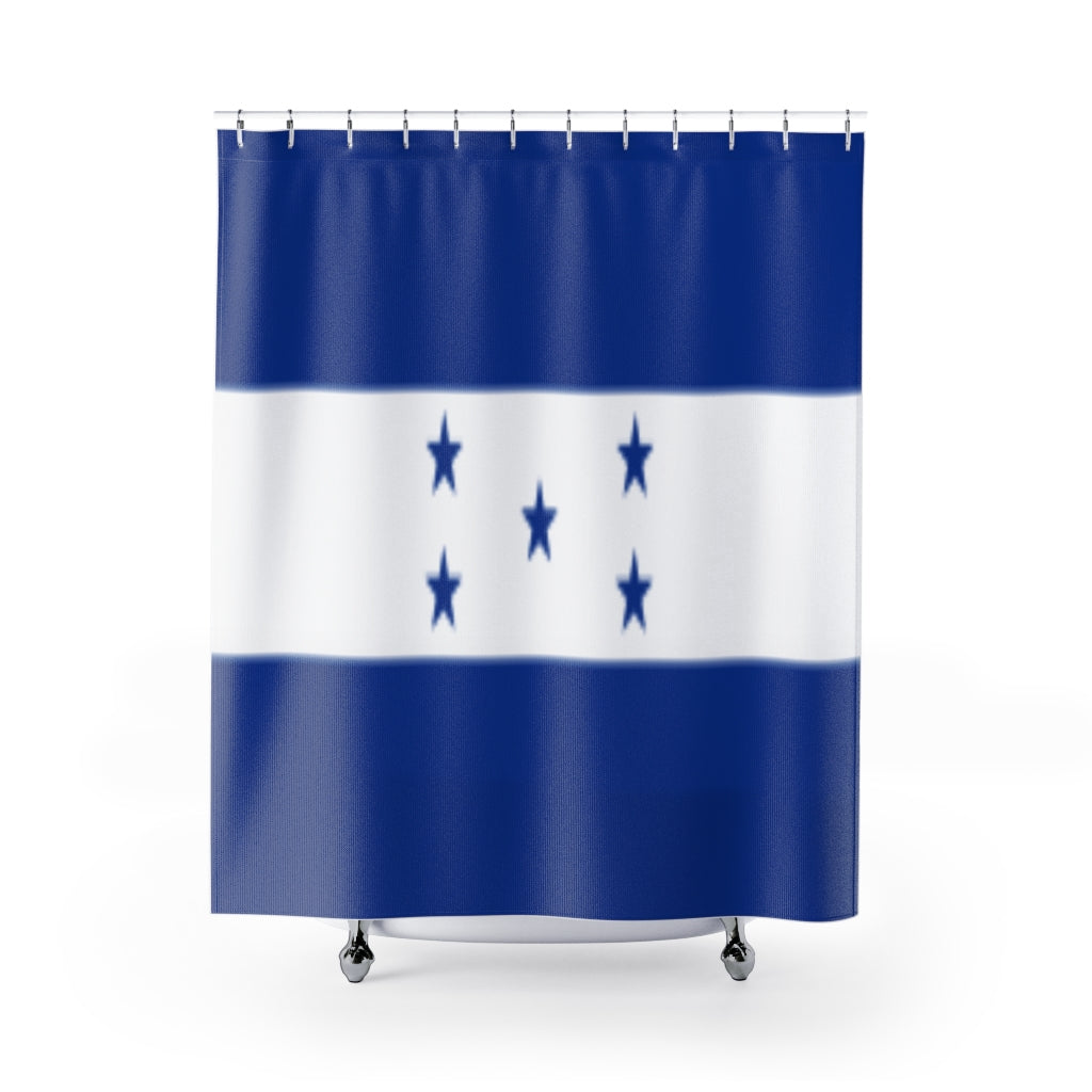 Honduras Flag Stylish Design 71" x 74" Elegant Waterproof Shower Curtain for a Spa-like Bathroom Paradise Exceptional Craftsmanship-Express Your Love Gifts