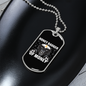 Honey Badger of Money Crypto Necklace Stainless Steel or 18k Gold Dog Tag 24" Chain-Express Your Love Gifts