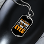 Hope in Dog Eyes Necklace Stainless Steel or 18k Gold Dog Tag 24" Chain-Express Your Love Gifts