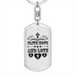 Hope Love Faith Christian Keychain Stainless Steel or 18k Gold Dog Tag Keyring-Express Your Love Gifts