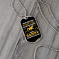 Horse Girl Horse Necklace Stainless Steel or 18k Gold Dog Tag 24" Chain-Express Your Love Gifts