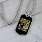 Horse in Old Town Road Horse Necklace Stainless Steel or 18k Gold Dog Tag 24" Chain-Express Your Love Gifts