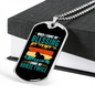 Horse Twice Blessing Horse Necklace Stainless Steel or 18k Gold Dog Tag 24" Chain-Express Your Love Gifts